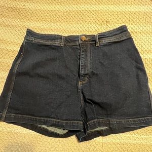 Loft Jeans shorts, dark denim, size 10, 30 waist.
